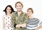Actors Adelaide Kane Toby Regbo Megan Follows from CW's Reign pose- Old Photo 1
