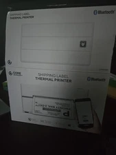 Core Innovations Bluetooth Shipping Label Thermal Printer W/500 Labels NOB