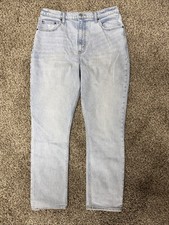 Abercrombie Fitch Jeans Size 32/14 90's Slim Straight Ultra High Rise Curve NEW