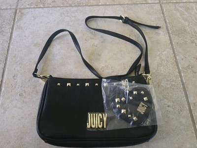 Juicy Couture ''Heart Of Gold'' Baguette Crossbody Shoulder Bag - NEW HOT   