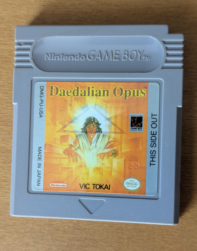 Daedalian Opus - Nintendo Game Boy - Cartridge - Tested - DMG-PU-USA