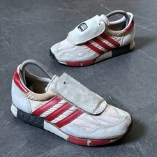 Vintage 1986 Adidas Micropacer NLS UK5.5 Grey Made In Taiwan 80s Rare OG Runner