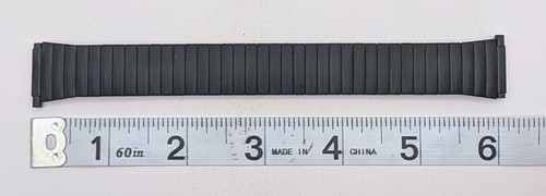 Hadley Roma Black PVD Watch Band Strap