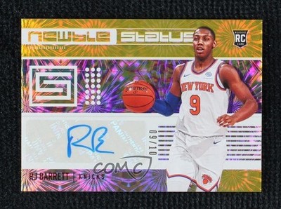 2019-20 Panini Status Gold Fireworks 9/10 RJ Barrett #NS-RJB Rookie Auto RC 1uw6