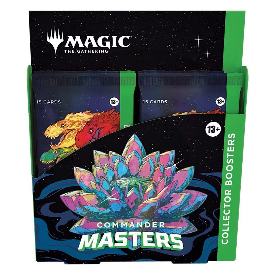 1 x MTG Commander Masters Collector Booster Box New Sealed 4 packs(60 Cards)/Box - Image 3 of 4