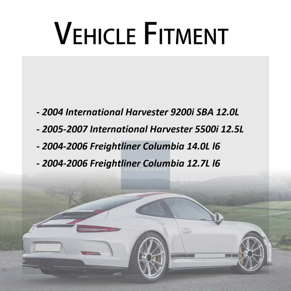 Manguera de refrigerante de radiador de motor a radiador para Freightliner Columbia 2004-2006 Foto 2 de 3