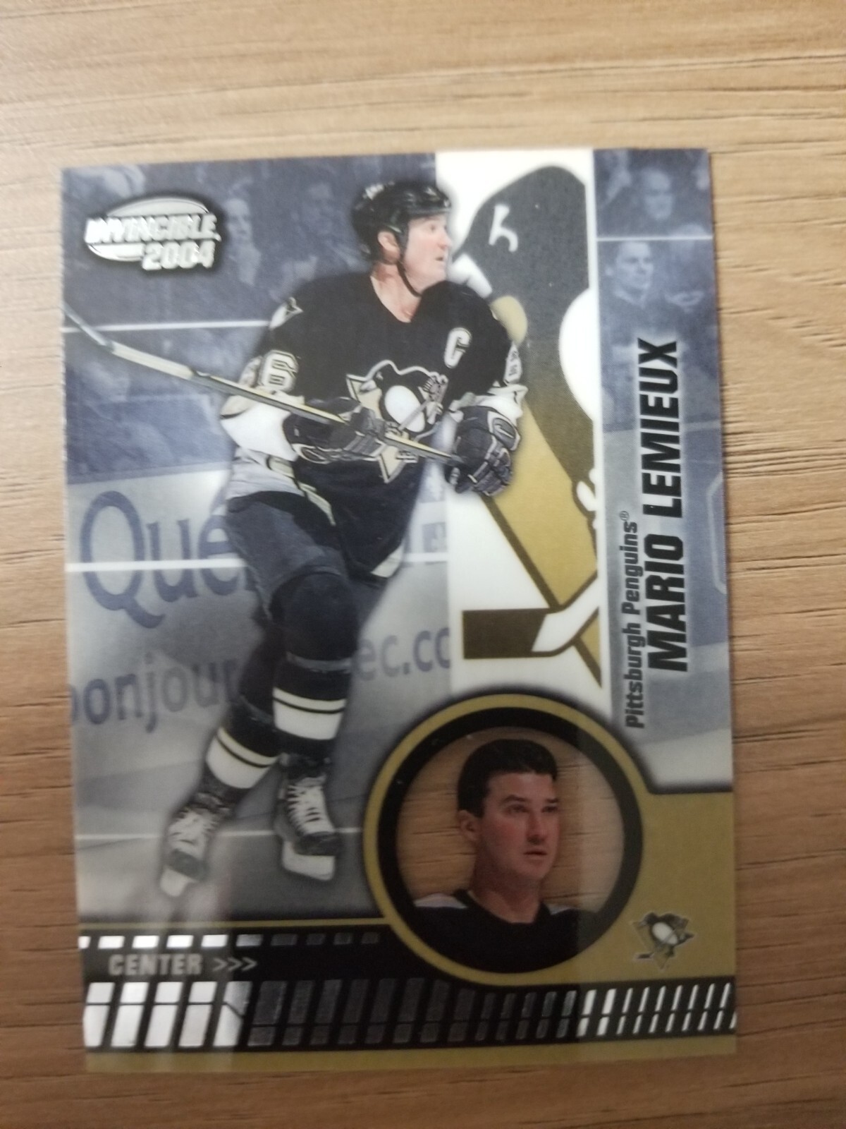 2003 - 2004 Pacific Invincible Mario Lemieux Pittsburgh Penguins #78