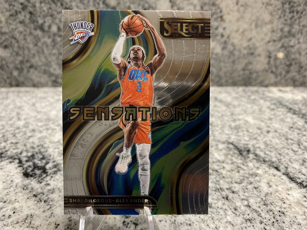 2022-23 Panini Select Shai Gilgeous-Alexander Sensations Insert #9 