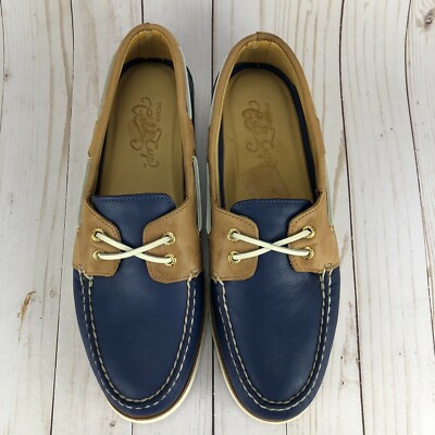 Sperry Gold Cup Authentic Original Deck Boat Casual Shoes Blue Leather Men  Sz 11