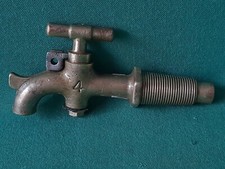 ANTICO RUBINETTO VECCHIA SPINA N° 4 IN BRONZO OTTONE PER BOTTI DI VINO. CD4