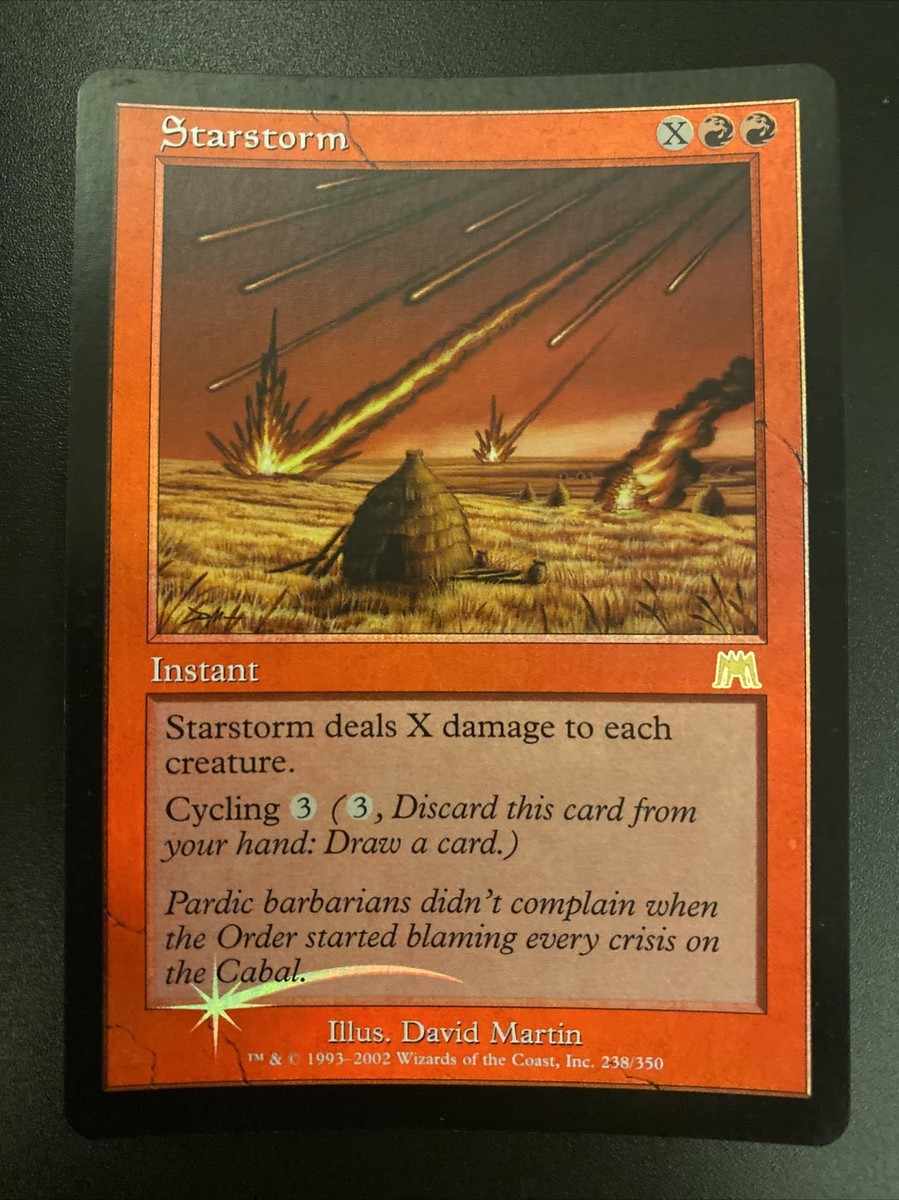 FOIL Starstorm 238/350 MTG Onslaught Set Rare NM English | eBay