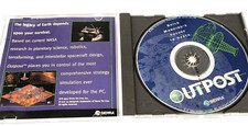 VINTAGE 1996 SIERRA OUTPOST CD GAME - BUILD MANDKIND'S FUTURE IN SPACE RM4-BIN31