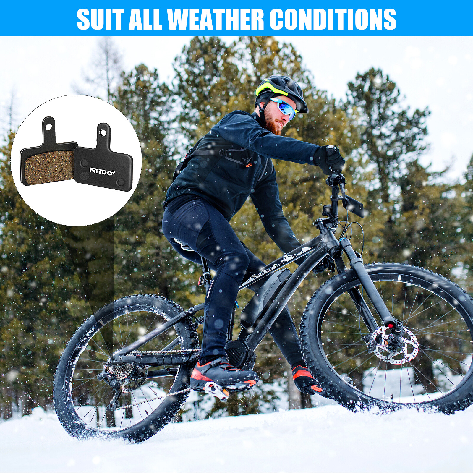 FITTOO Bike Bicycle Disc Brake Pads for Most Disc Brakes Shimano Tektro Logan eBay