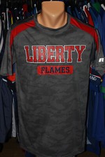 American Football Liberty Flames Russell Athletic Supporter Shirt Top Size M