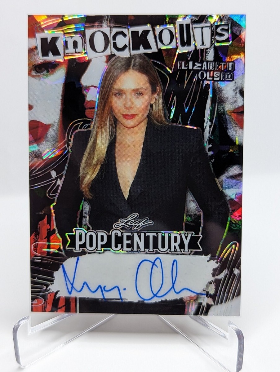 2023 Leaf Metal Pop Century Elizabeth Olsen Knockouts Black