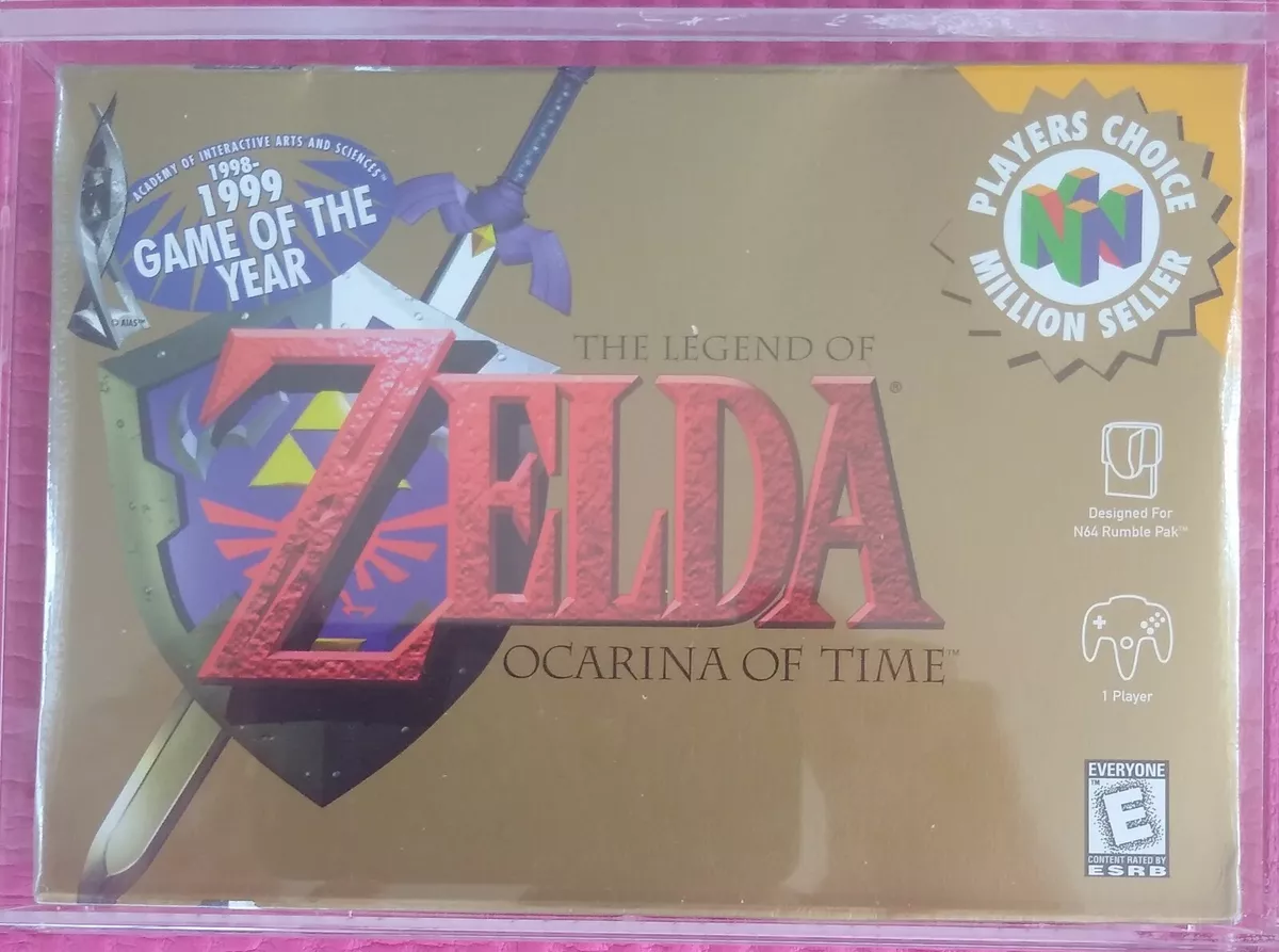 The Legend of Zelda: Ocarina of Time (Player's Choice) - VF+ Sealed, Lot  #97168