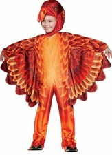 Underwraps Printed Turkey Gobble Thanksgiving Fall Autumn Toddler Costume 20062