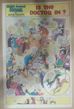 Right Around Home by Dudley Fisher "Doctor is In" ! 2/11/1940 Size: 11 x 15 inch