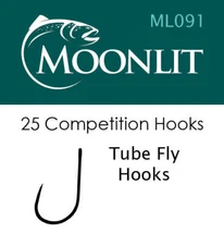 Moonlit Competition Barbless Short Shank Tube Fly - Streamer  ML091 50 Hooks