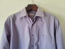 Pierre Cardin Dress Shirt Men  s Size 16.5 34/35 TB Button Down Light Purple