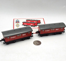 Ertl Thomas Friends Railway Tank Engine Train Sodor Mail Coach Lot x2 w/ Card