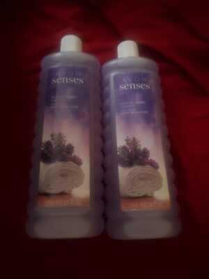 Lot of 2 Avon Senses LAVANDER GARDEN Bubble Bath 24 oz 