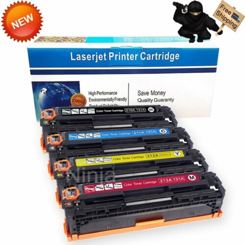 4PK Color Toner for HP CF210A 131A LaserJet Pro 200 M251nw M276nw MFP Printer - Picture 1 of 8