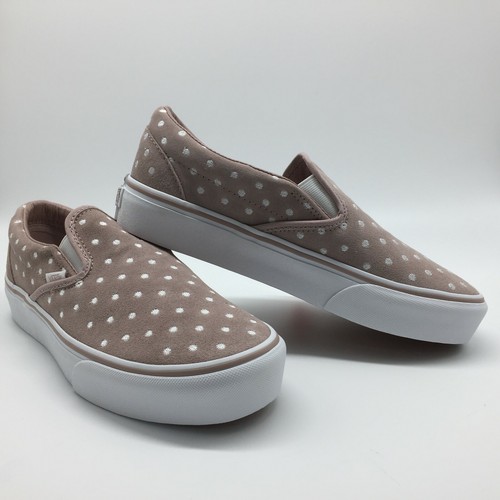suede polka dot vans