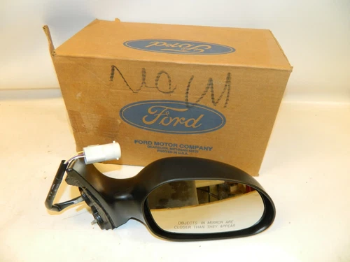 New OEM 1996-1999 Ford Power Door Mirror Right Hand Side Passenger Primed Black