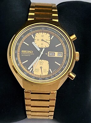 Rare Seiko 6138-8030 John Player Special Gold - Near Perfect