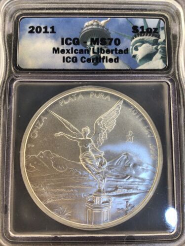 2024 Mexico Libertad/Flag Onza 1 Oz Colorized Copper ICG 2024 Mexico Libertad/Flag Onza 1 Oz Colorized Copper ICG