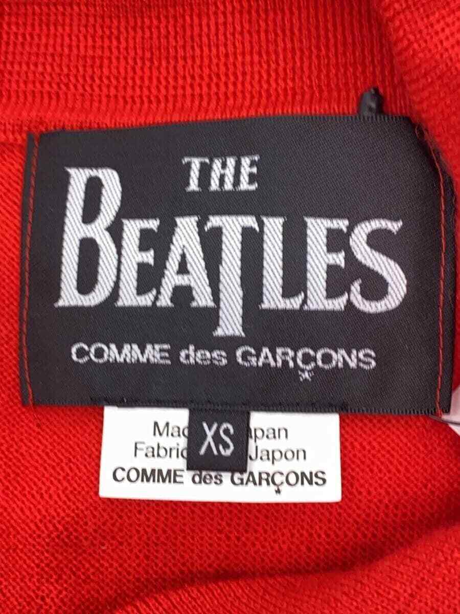 THE BEATLES COMME des GARCONS One Point Knit Polo XS Wool THE BEATLES COMME des GARCONS One Point Knit Polo XS Wool