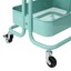 Metal-Rolling-Trolley-Utility-Cart-Heavy-Duty-Mobile-Storage-Organizer-Shelves thumbnail 7