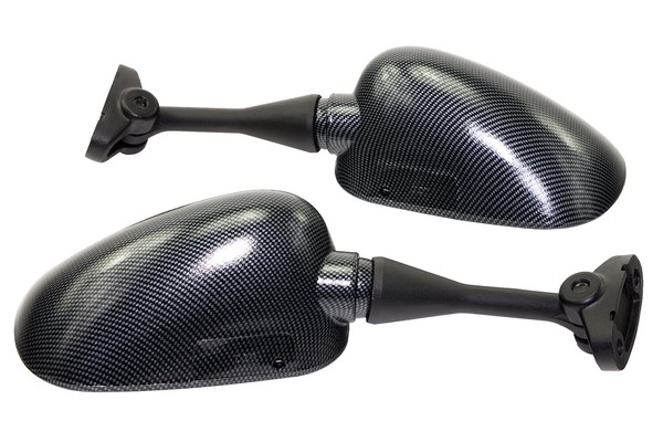 Spiegel Paar Carbon Look FüR Honda Cb 600 Hornet Cbr 600 F Cbr 900 Rr Vtr 1000 S-image