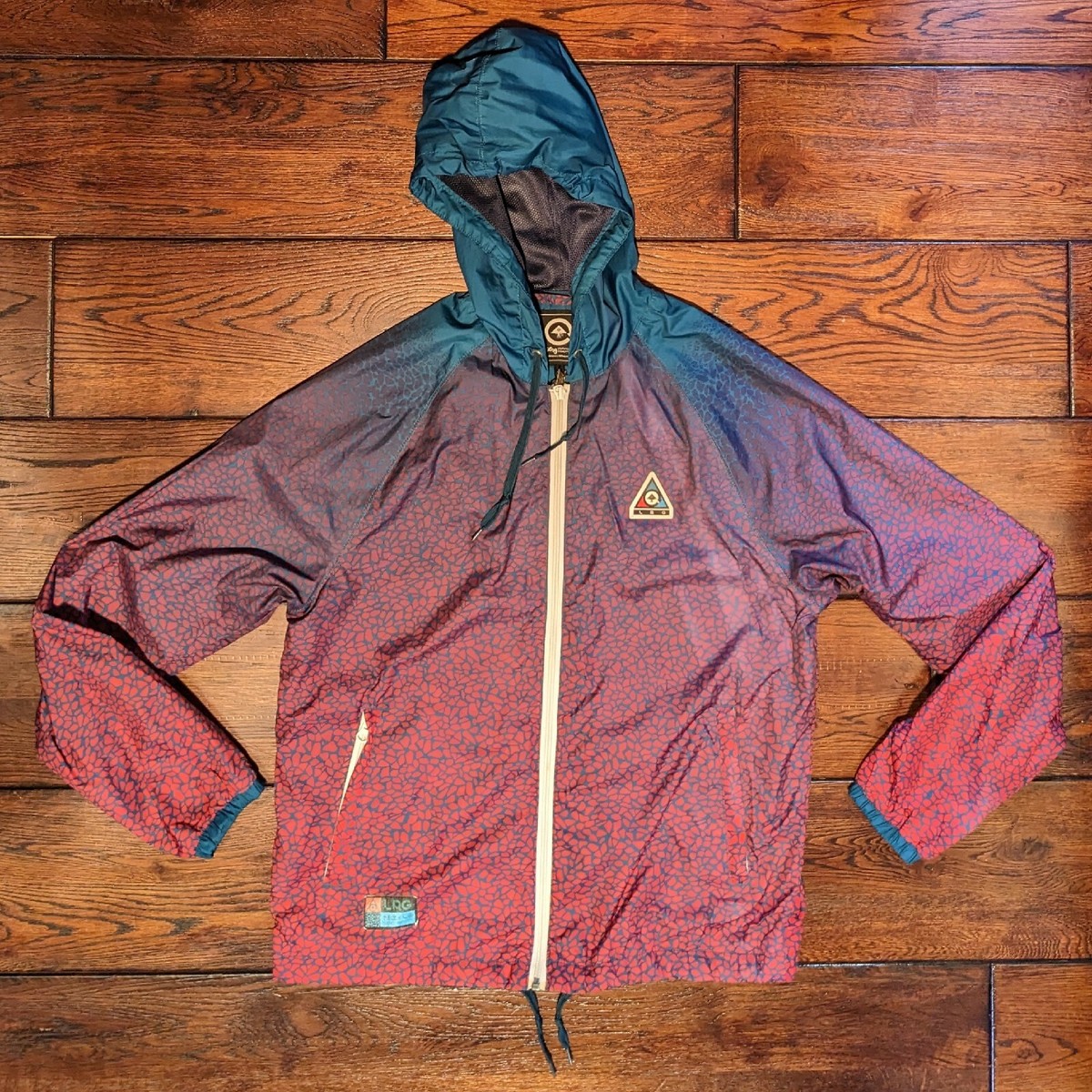 ジャケット・アウター 00s archive swing top blouson wine L Vintage LRG Men's WINDBREAKER AUTHENTIC STREETWEAR JACKET