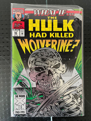 What If 50 Marvel USA 1993 NM Hulk had killed Wolverine