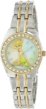 Disney Womens TNK406 Tinkerbell Two-Tone Brac...
