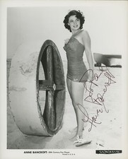 Bancroft, Anne. (1931–2005): Signed Promotional Photograph