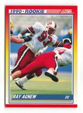 1990 Score - #293 Ray Agnew (RC)