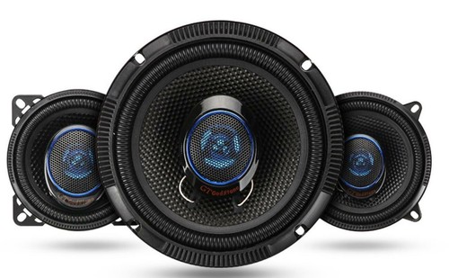 COPPIA CASSE ALTOPARLANTI AUTORADIO AUTO SPEAKER WOOFER STEREO 2 VIE 300W 10CM - Foto 6 di 7