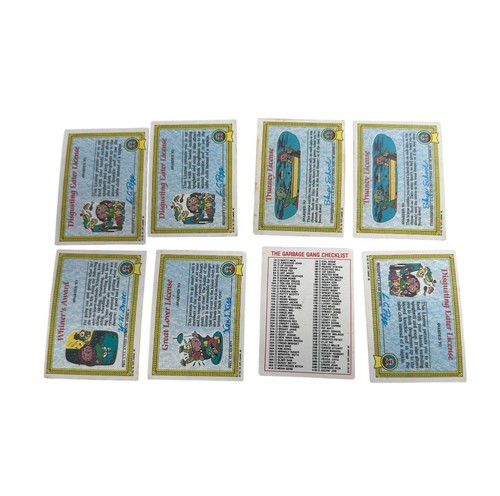 1985 Garbage Gang Cards x 8 Petey Mary Paul Gary Dave Stevie Liz Robbie - Picture 6 of 6