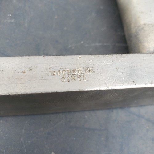 Antique Wocher Co. Medical Screw Vise Surgical Vintage Clamp Wocher & Sons Cinci - Picture 12 of 22
