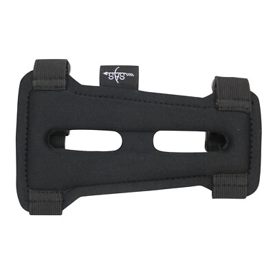 SAS 5.75'' Youth Black Armguard Archery Bow Range with 2-Strap Buckles