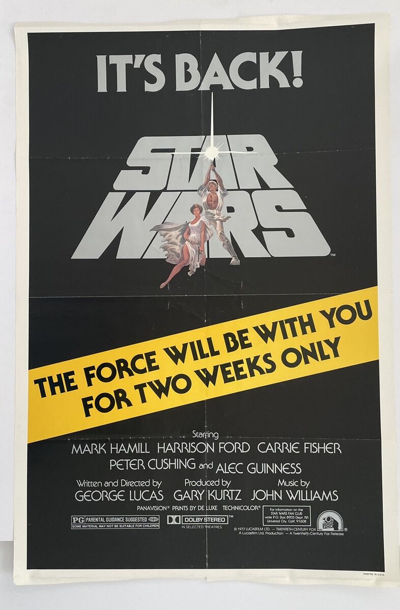 Star Wars Movie Poster 1977 1 Sheet (27x41)