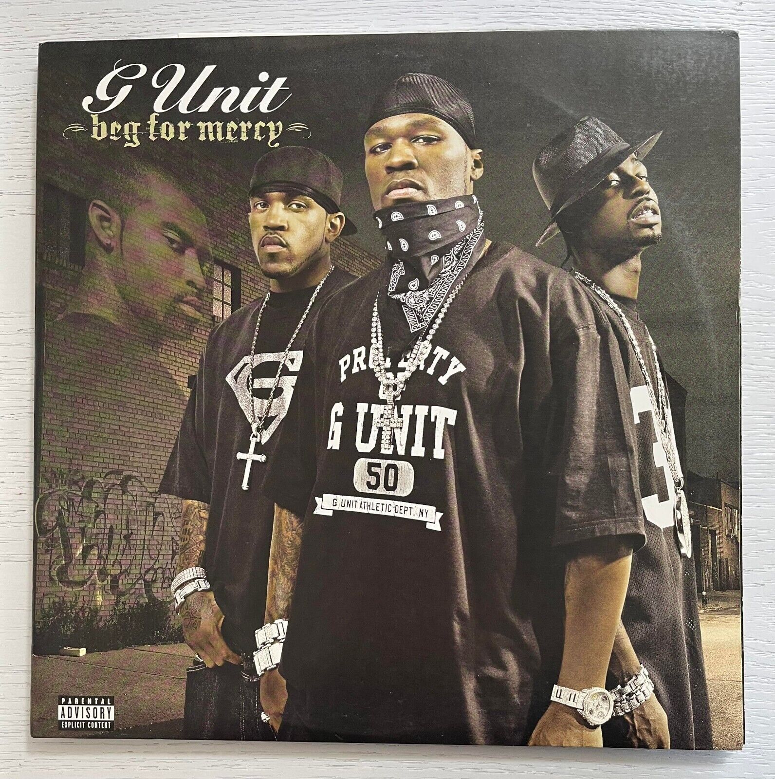 G-Unit / Beg For Mercy 12" Vinyl 2003 US Original 2LP Hi-Tek, Eminem, Joe