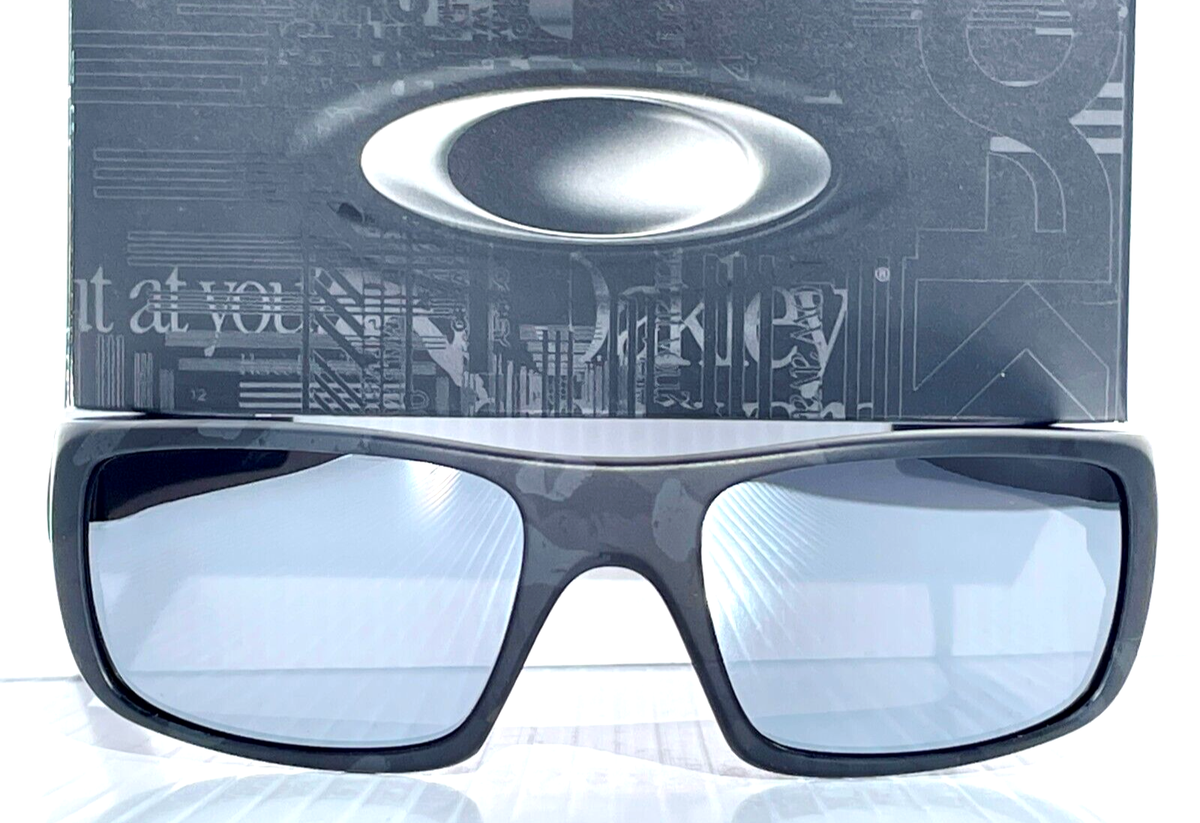 Oakley CRANKSHAFT Shadow Camo POLARIZED Galaxy Chrome Mirror Lens