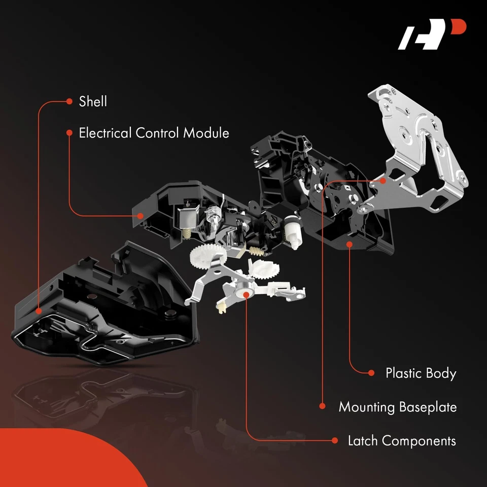 Actuador de cerradura de puerta de pasajero delantero A-Premium con alimentación para Nissan NV200 2013-2020 Foto 2 de 4