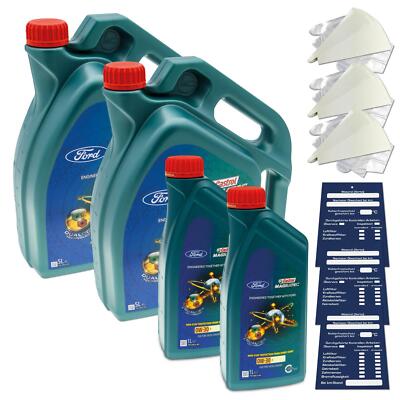 12 Liter original Ford Castrol Magnatec Prof. D 0W30 Motoröl 157C36 157C37 SET