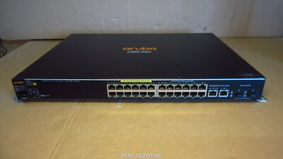 ARUBA J9779A 2530-24-PoE+ 24-port PoE+ RJ-45 / 2x GbE 2x GbE-SFP Switch +RM EARS