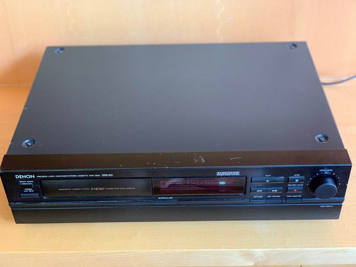 DENON DRS-810 STEREO CASSETTE TAPE DECK~EXCELLENT RARE VINTAGE